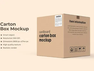 Square Carton Box Mockup PSD box box mockup cardboard cardboard box mockup carton container mockup kraft box mockup moving boxes packaging box mockup packaging mockup perspective square box mockup square carton box mockup psd