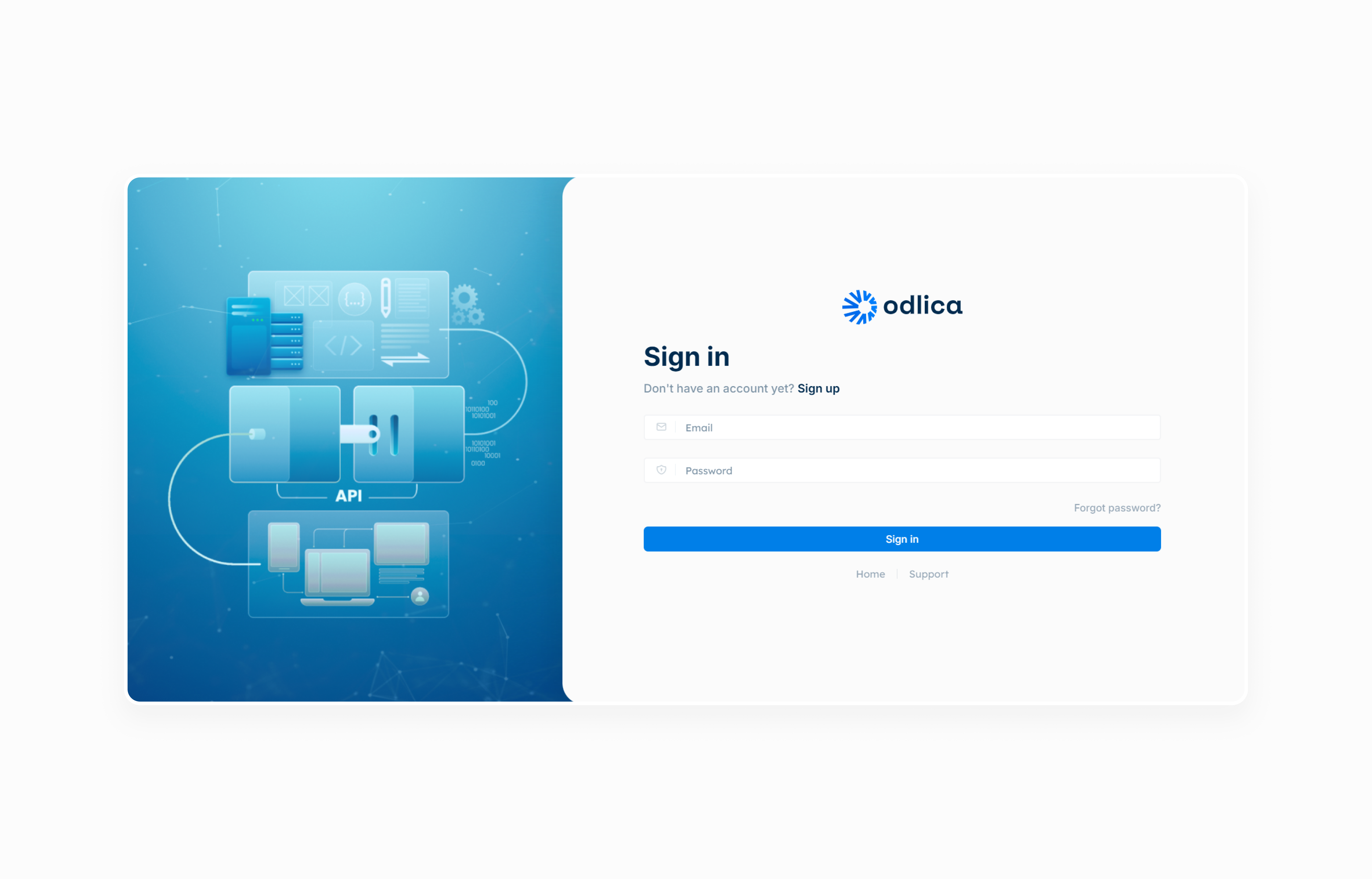 Login | Auth Page UI Design for API Portal api auth dashboard design login portal register ui
