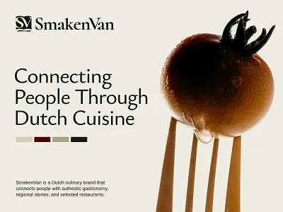 🍽️Brand Design for SmakenVan brand designer brand guidelines brand identity brandbook branding design graphic design logo logo design