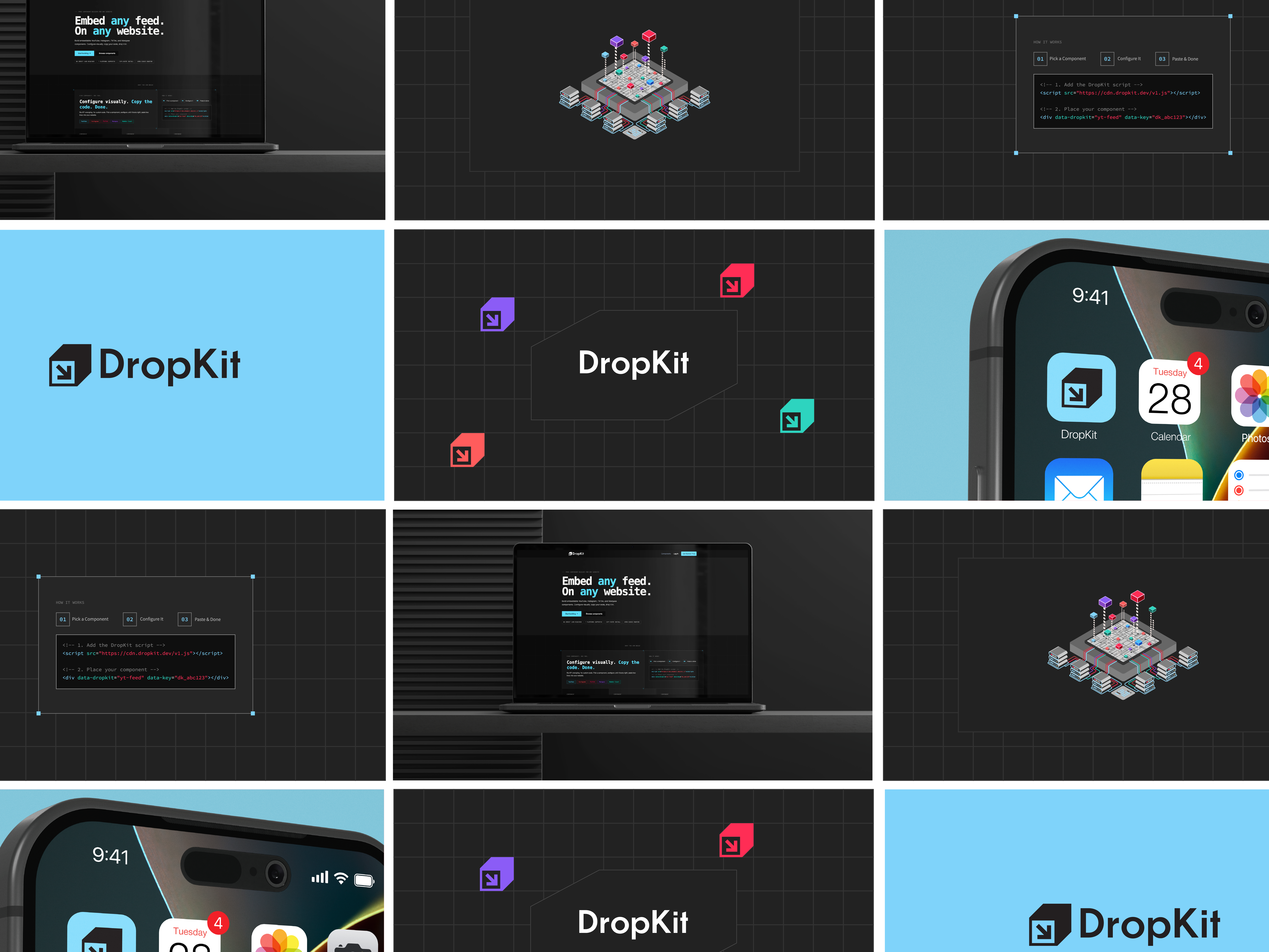 DropKit — Modern Branding for a No-Code Tool
