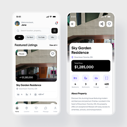 Real estate app