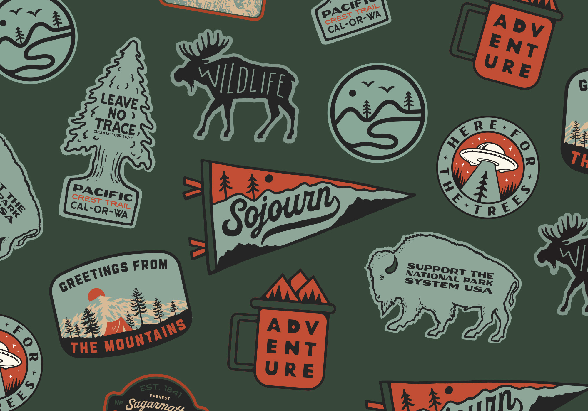 Camp Stickers