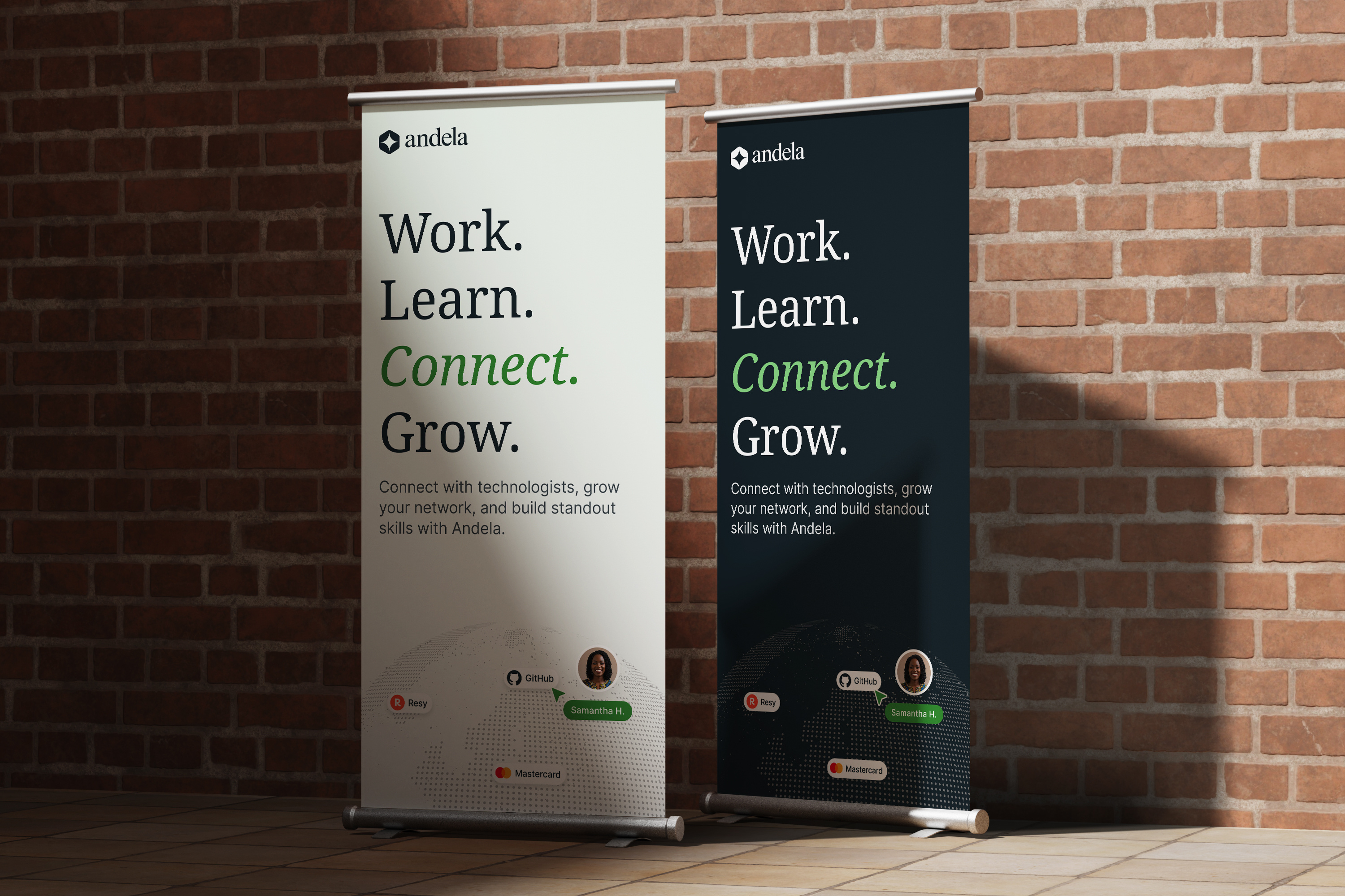 Community Rollup Banner banner branding community google ads graphic design pop up banner pull up banner roll up stand stand banner talent ui web banner world