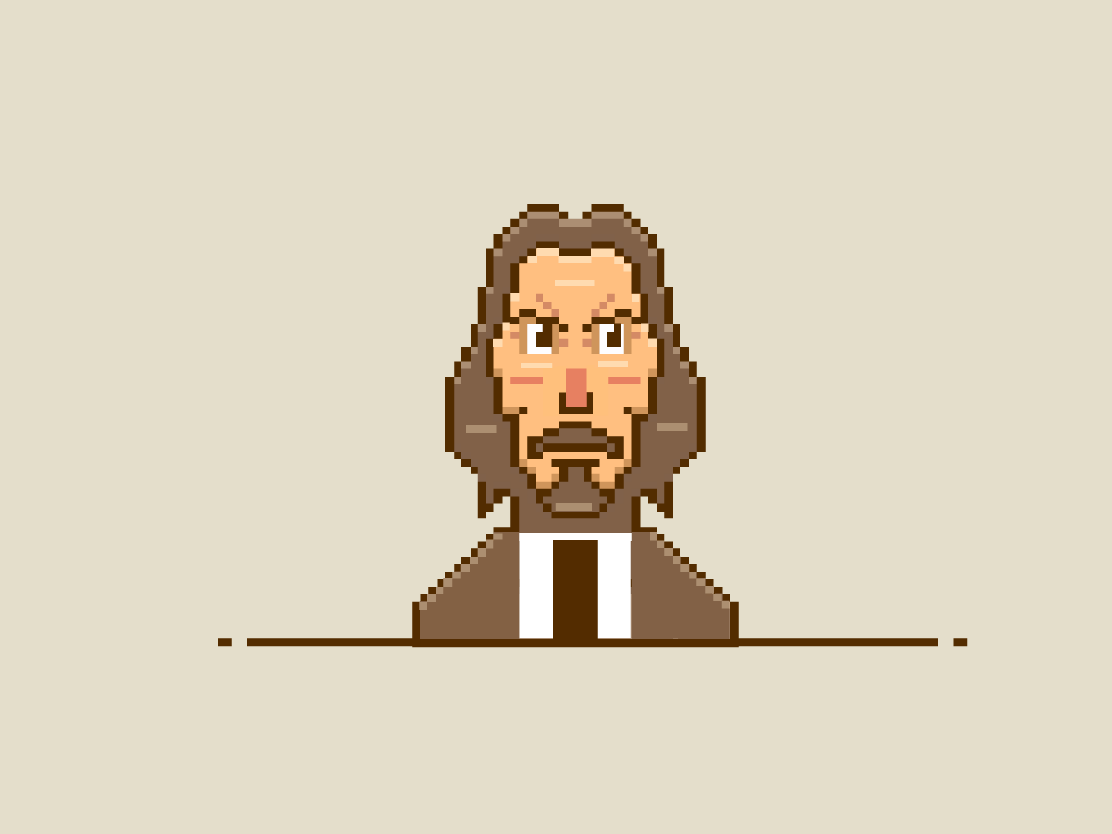 john wick pixel art