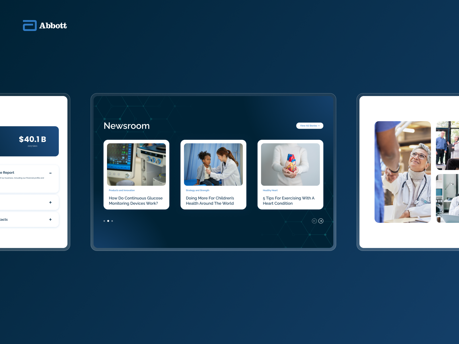 Healthcare UX & Product Design healthcare landing page medical medtech ui ui design ux ux design ux research