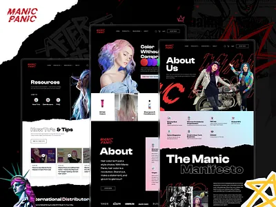 Manic Panic — Ecommerce Redesign & CRO branding cro ecom email graphic design landing page shopify ui ux ux design ux research
