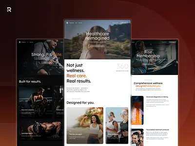Premium Longevity Clinic animation branding design graphic design illustration landing page logo ui ux ux design ux research webflow