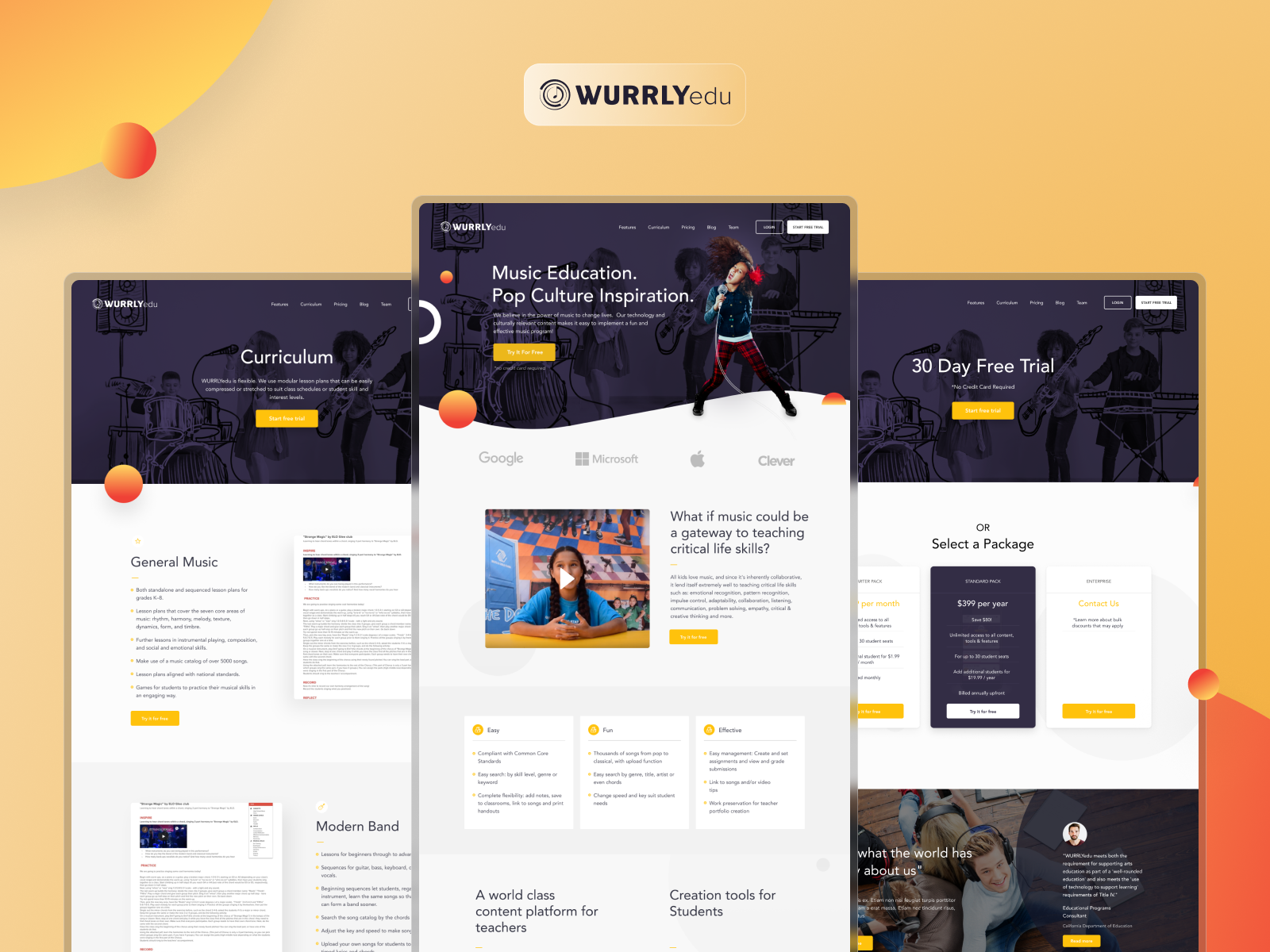 Example of Landing Page Design + Development