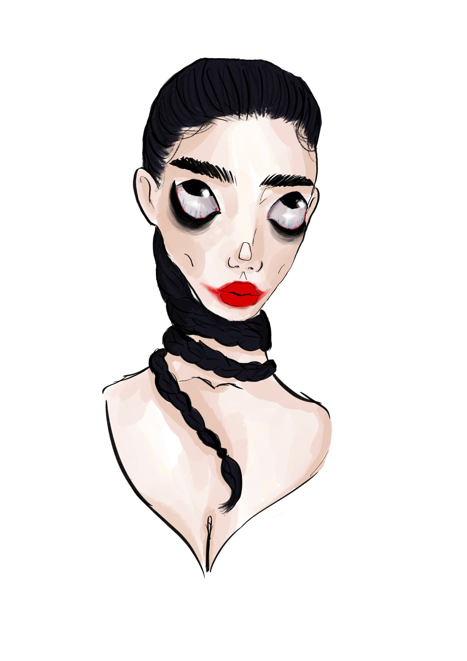 Illustration art illustration procreate sketch