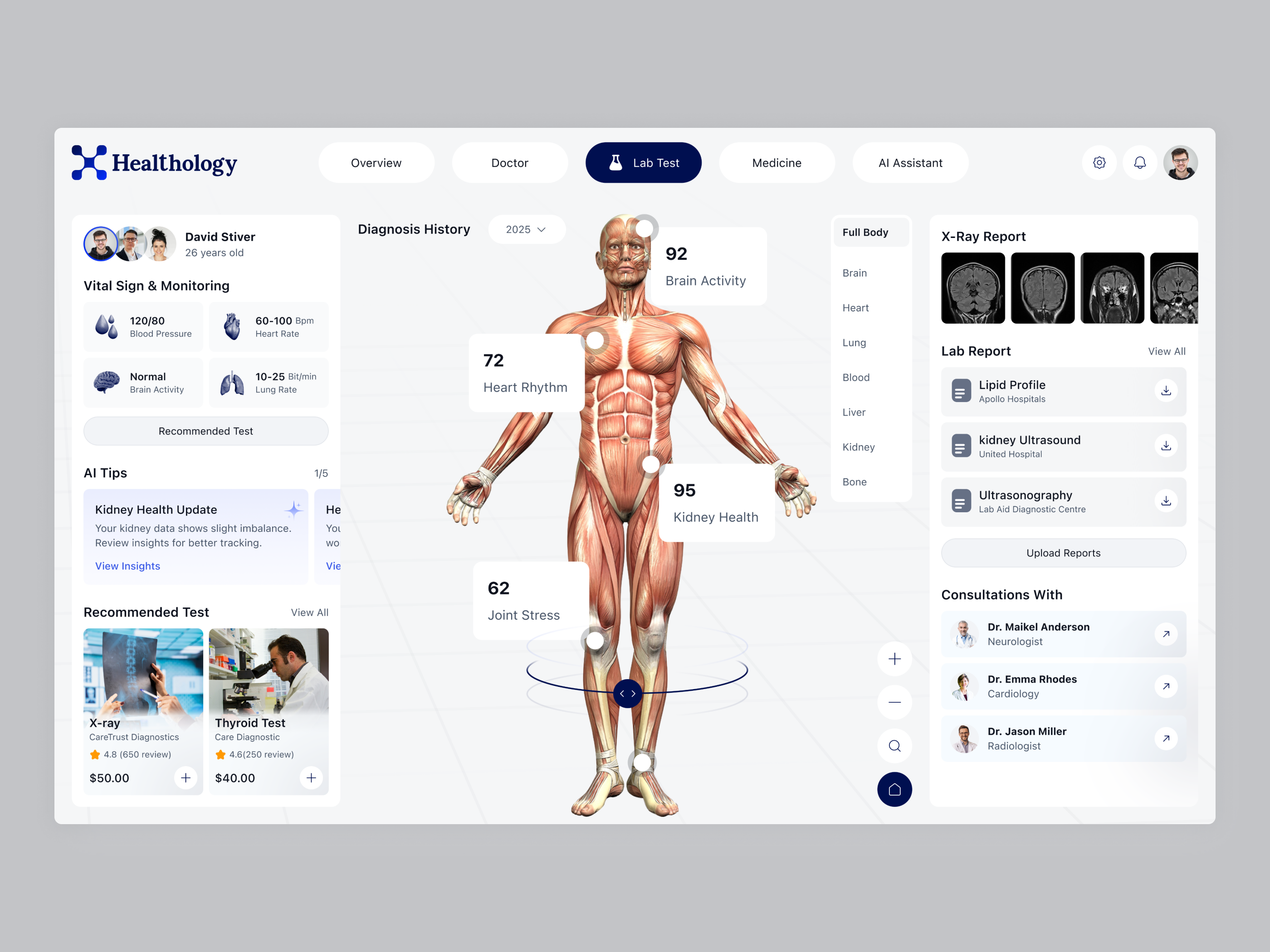 Example of Web App & Ai Based Product UX/UI Design