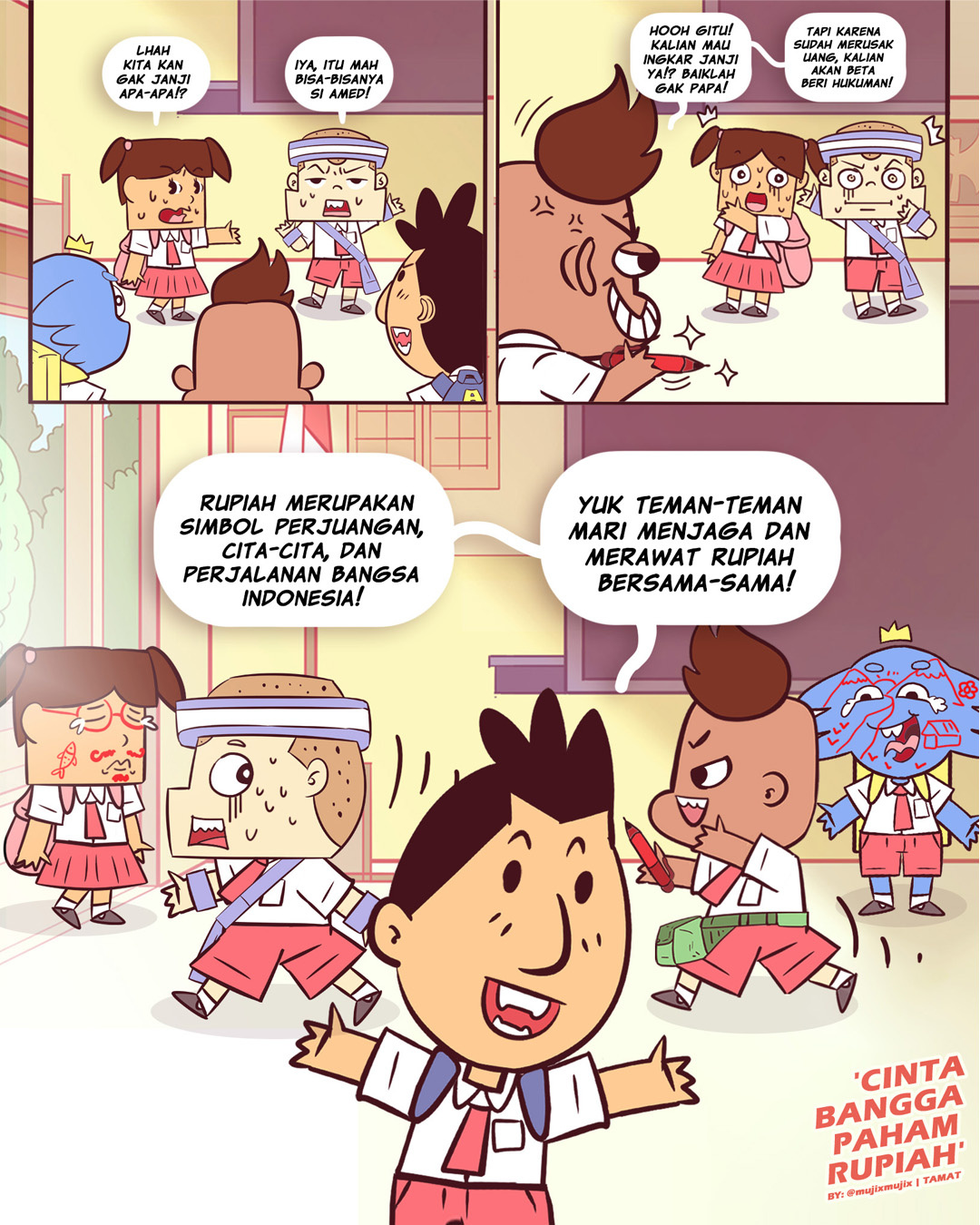 Si Amed Comic Project: BI Comic Competition artwork cartoon character comic illustration manga mujix