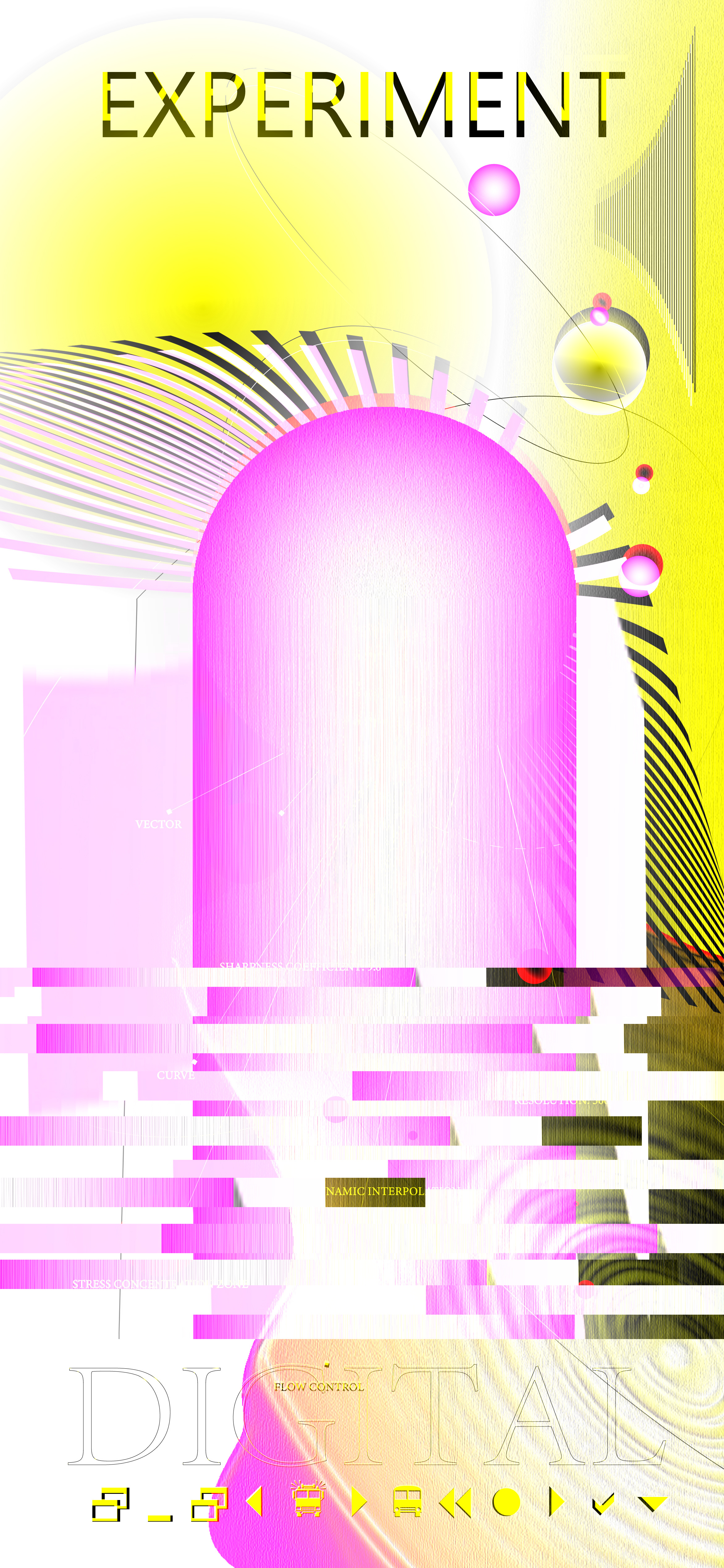 Experiment ai color design graphic illustration inspiration shape visual