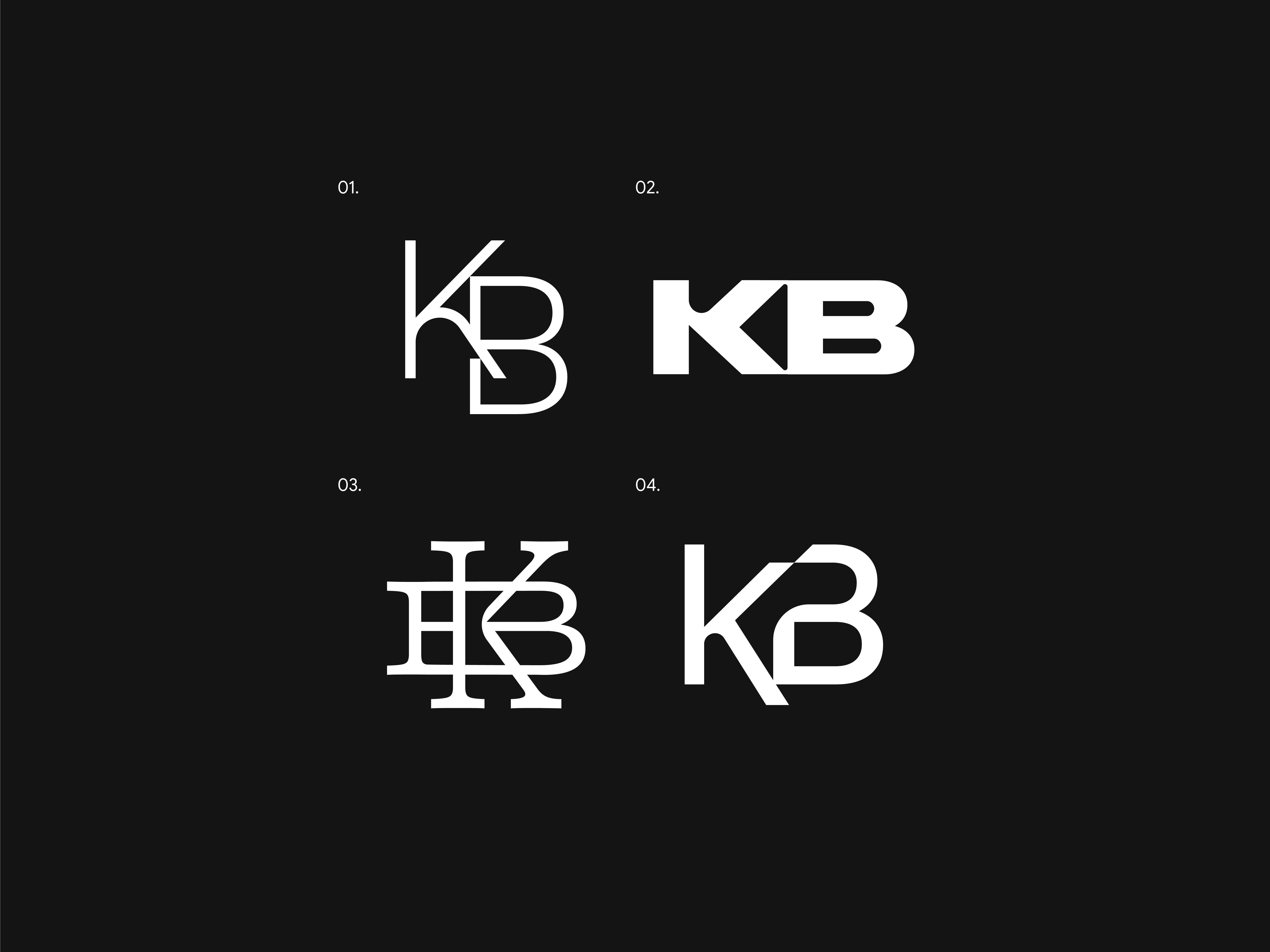 KB or BK monogram typography logo by Anhdodes anhdodes b bk branding calligraphy design k kb lettering lettermark logo logo design logo designer logodesign minimalist logo monogram typography wordmark