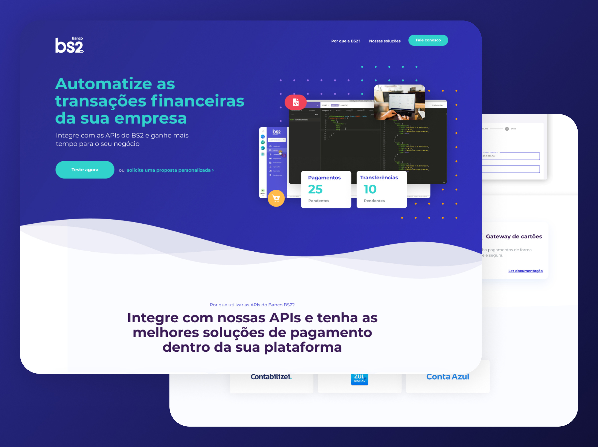 BS2 Bank - Landing Page bank design branding corporate fintech design fintech page investment landing page ui ux design