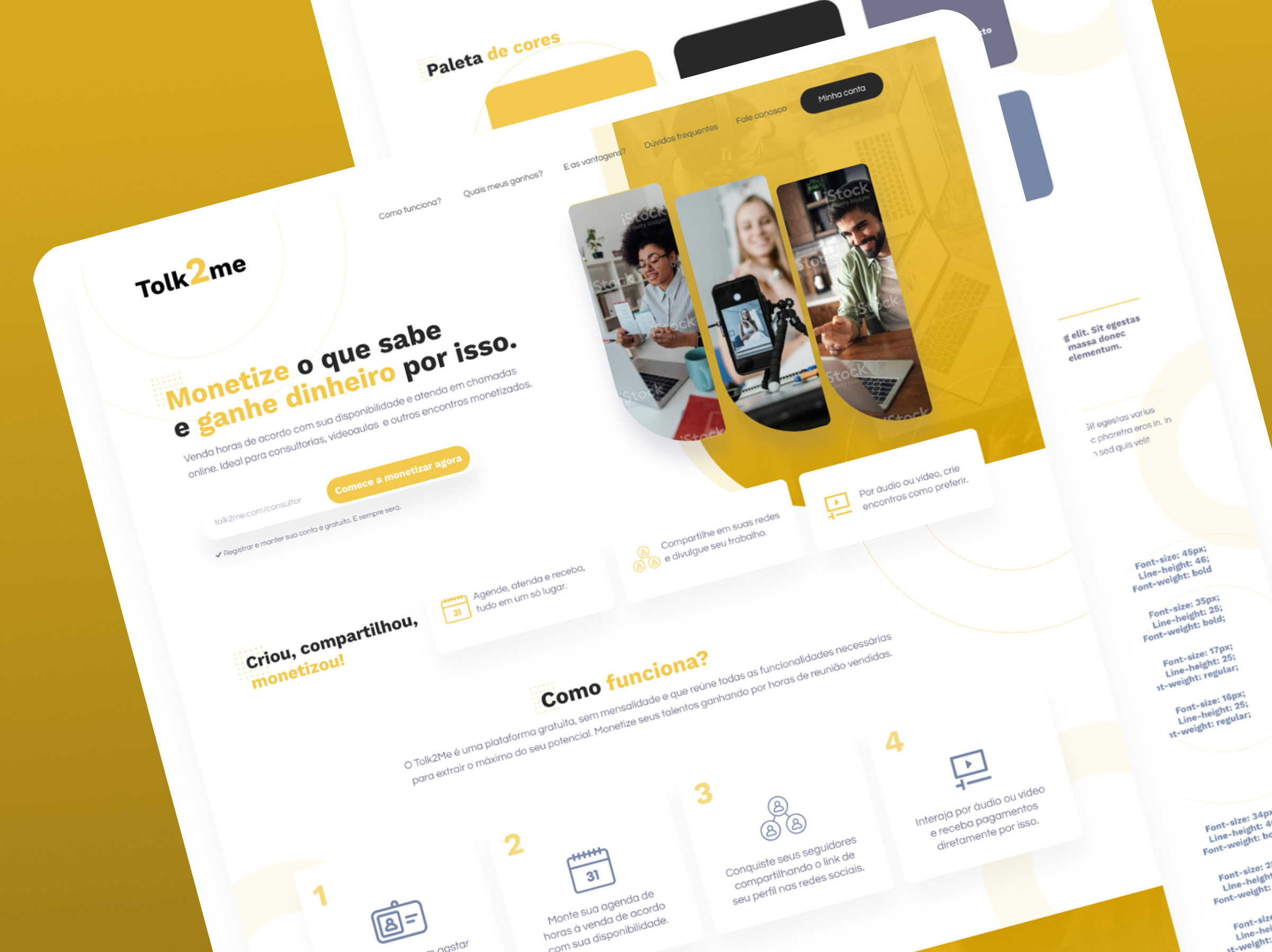 Tolk2me - English Lessons Platform - Landing Page branding corporate course interaction design landing page lms ui user interface ux design