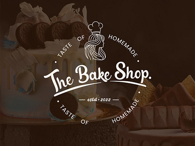 Home Made cake logo Branding branding graphic design logo