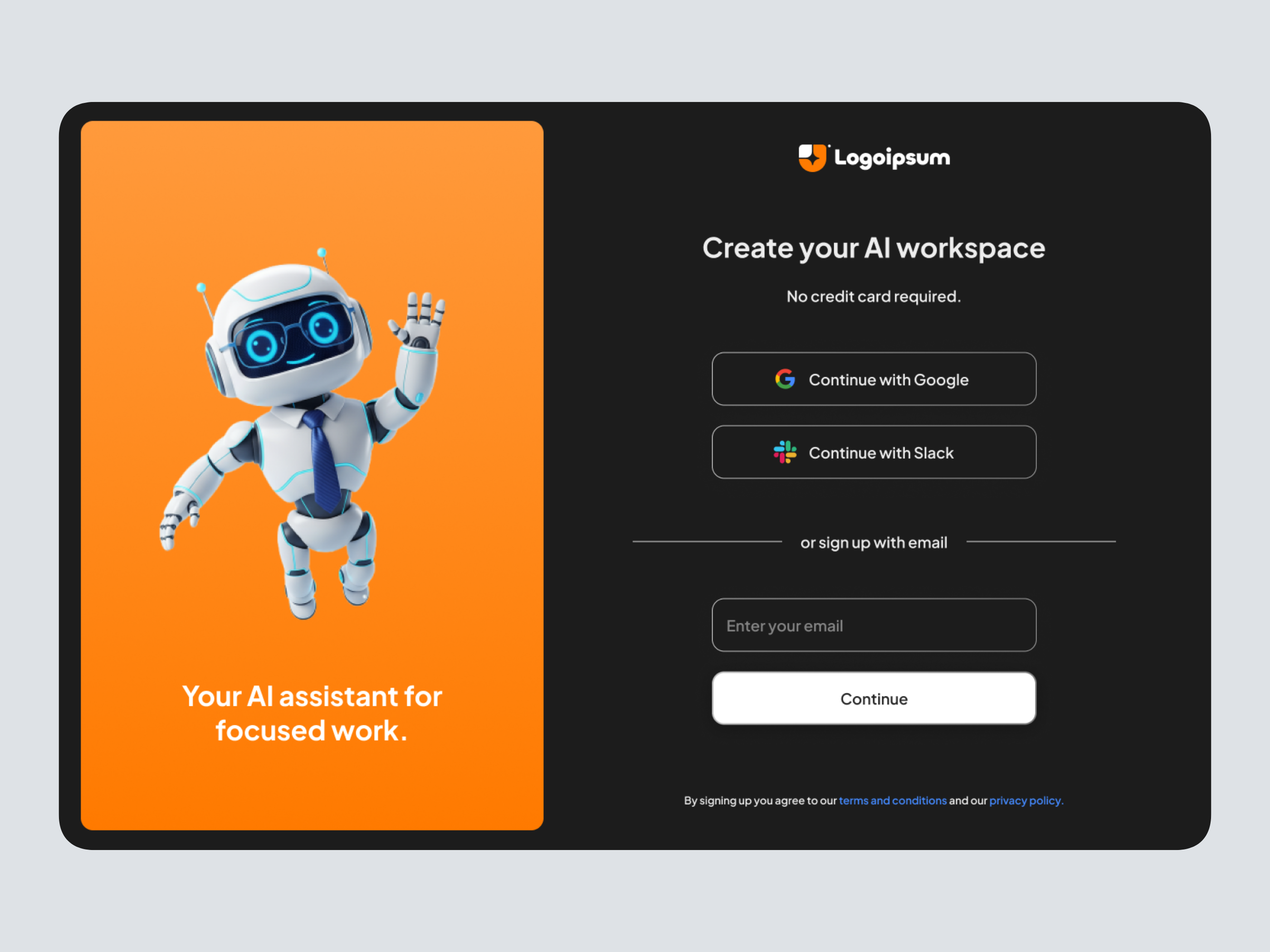 Minimal Sign Up Screen - Clean Modern UI Design 1 ai app ui app design authentication authentication ui clean interface dailyui dark ui form design login screen minimal ui modern ui product design registration saas design sign up screen signup signup flow ui design ux design