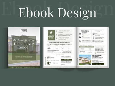 Real Estate Ebook Guide Design branding canva canva design canva designer design ebook ebook design graphic design illustration infographic infographic design journal design planner design