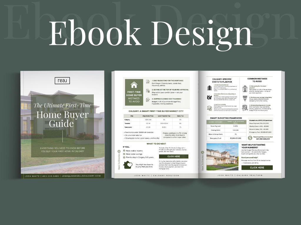 Real Estate Ebook Guide Design