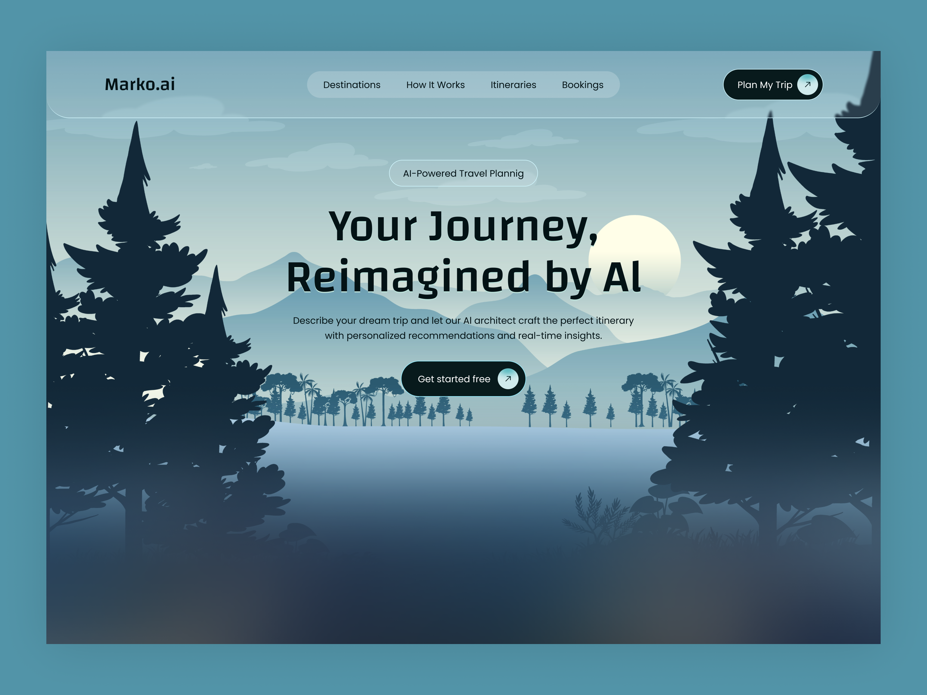AI Travel Website