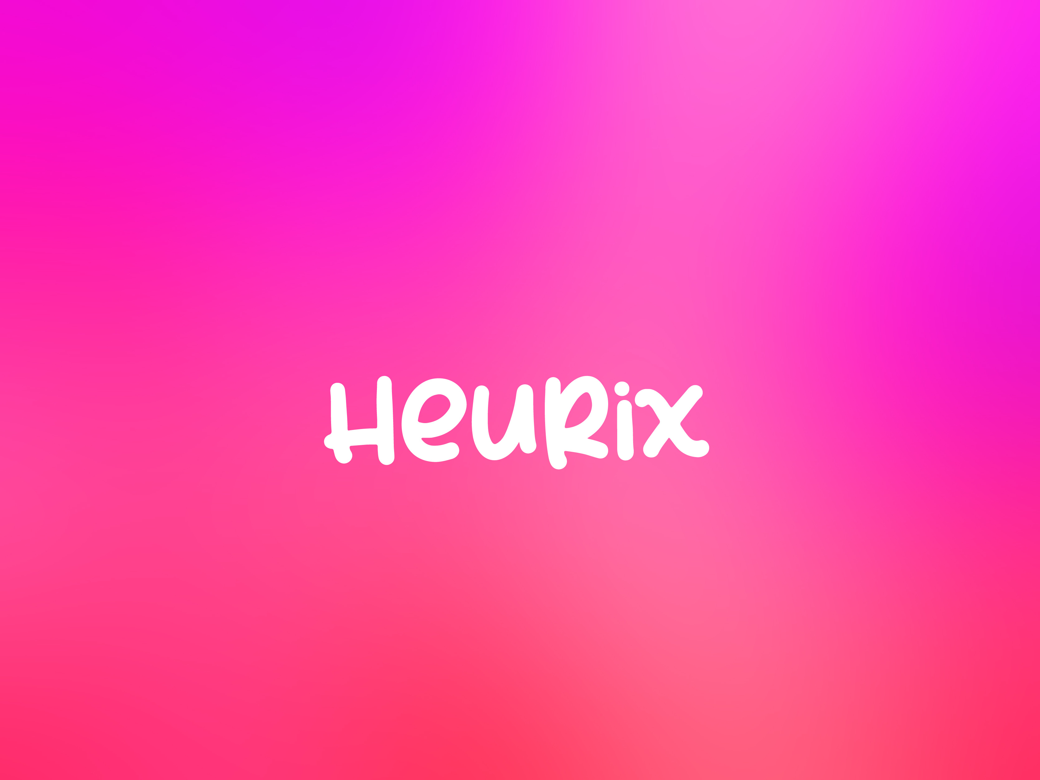 Heurix - creative letter logo, logo design, typography logo branding creative letter logo dashboard design graphic design icon logo logo design typography typography logo vector