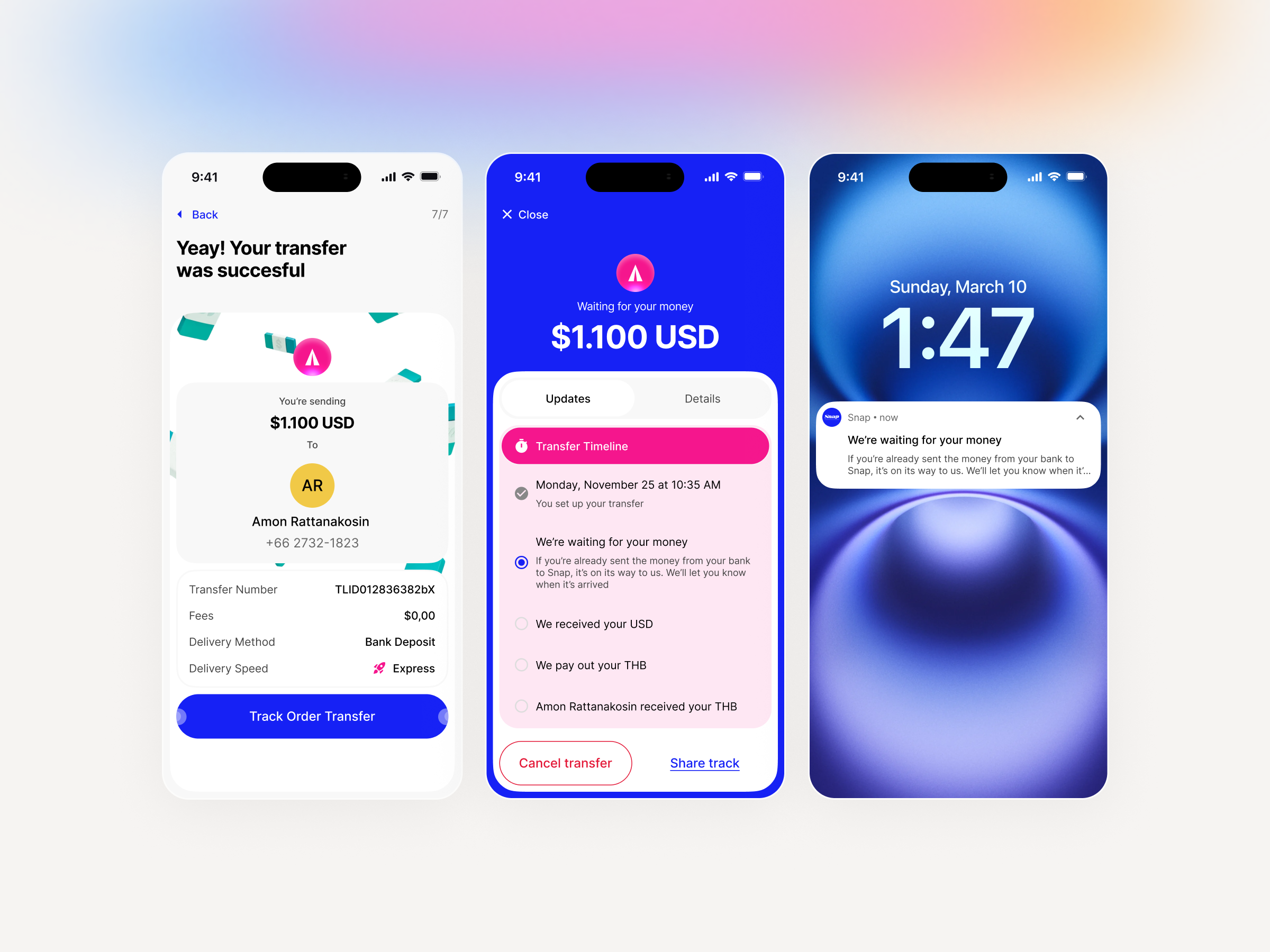Example of Mobile App UI UX Design (10 Screens)