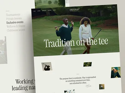 Golf Club Landing Page Design golf golf booking golf club golf community golf course golf course booking golf equipment golf management golf tournament golf web design golf website golfer golfing golfing website luxury club luxury golf club luxury sports web web design website for golf