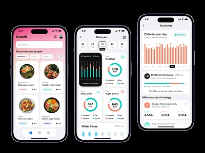 Musefit - More Than A Nutrition Counter activity tracking calorie counting data analytics exercise programs fitness challenges fitness goals fitness tracking goal setting health and fitness heart rate monitoring meditation and relaxation notifications and alerts nutrition and diet personal training progress tracking sleep tracking steps counting stress management workout planning workout tracking