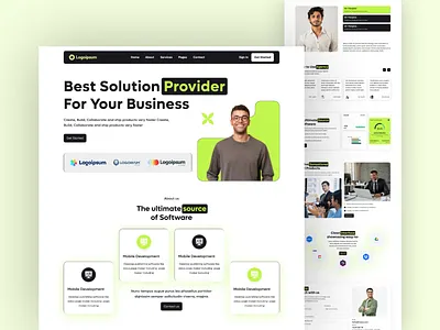 Clean SaaS Product Website Design agency website business website clean design corporate website creative design dashboard ui digital agency figma design homepage design landing page minimal ui modern ui product website saas website software website startup website ui design ux design web design web ui