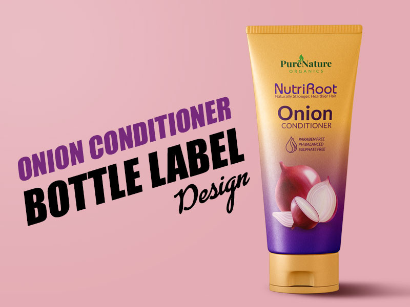 Onion Conditioner Bottle Label Design | Cosmetic Packaging beautybranding beautyproductdesign bottlelabeldesign brandidentity brandingdesign cosmeticbranding cosmeticpackaging creativepackaging designixa freelancedesigner freelancer graphic design haircarepackaging labeldesign modernpackaging organicbranding packagingdesign packagingdesigner productpackaging
