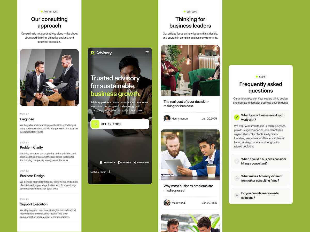 Advisory — Mobile Responsive & Fluid Layouts Image 3