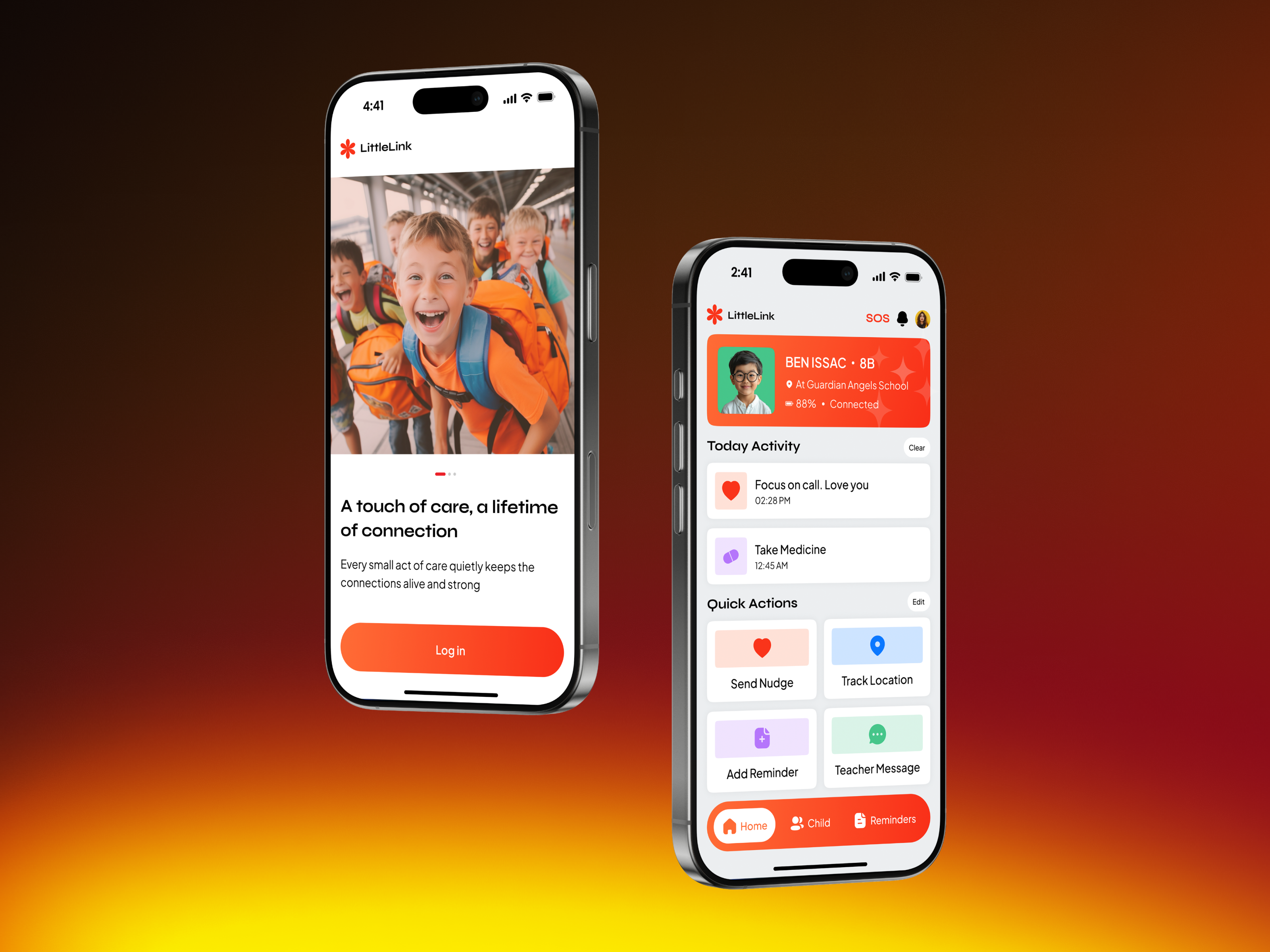 LittleLink – connecting children, parents, and schools together. design dribbbleshot figma jitter mobile mobileui motion graphics presentation school student teacher ui uidesign ux uxdesign web webdesign