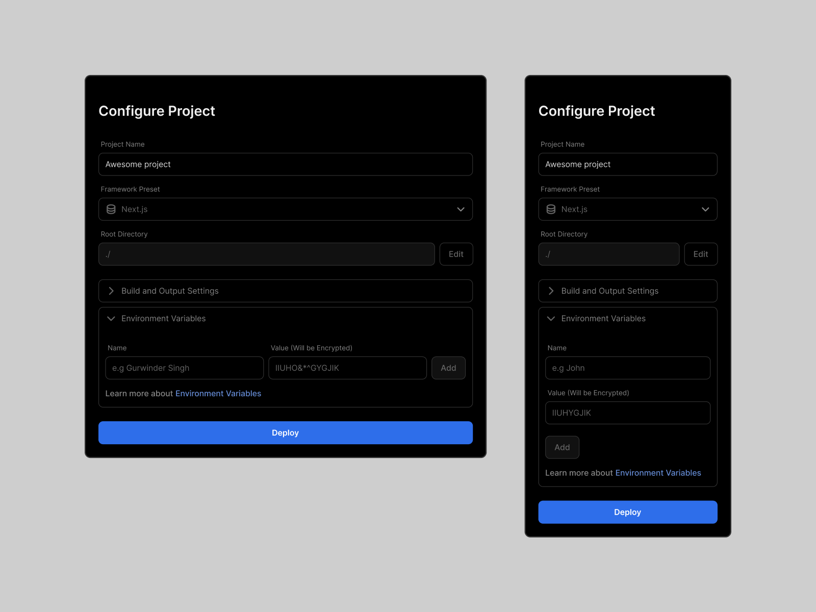 Configure Project || Web & mobile by Yadwinder Singh on Dribbble
