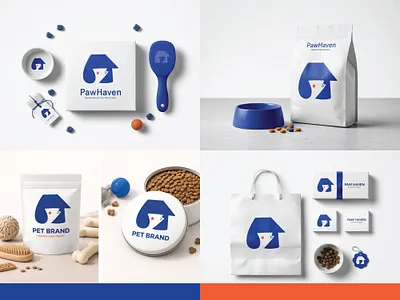 Dog House Brand Design animal brand brand design branding branding design brandlogo dog doggy graphic design house logo logodesign logoforsale logoground negative pet pet care pet food puppy vector