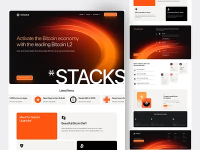 Crypto Smart Contracts Web3 Website Design blockchain website crypto website dark ui defi fintech ui product saas website smart contracts web web3 web3 website