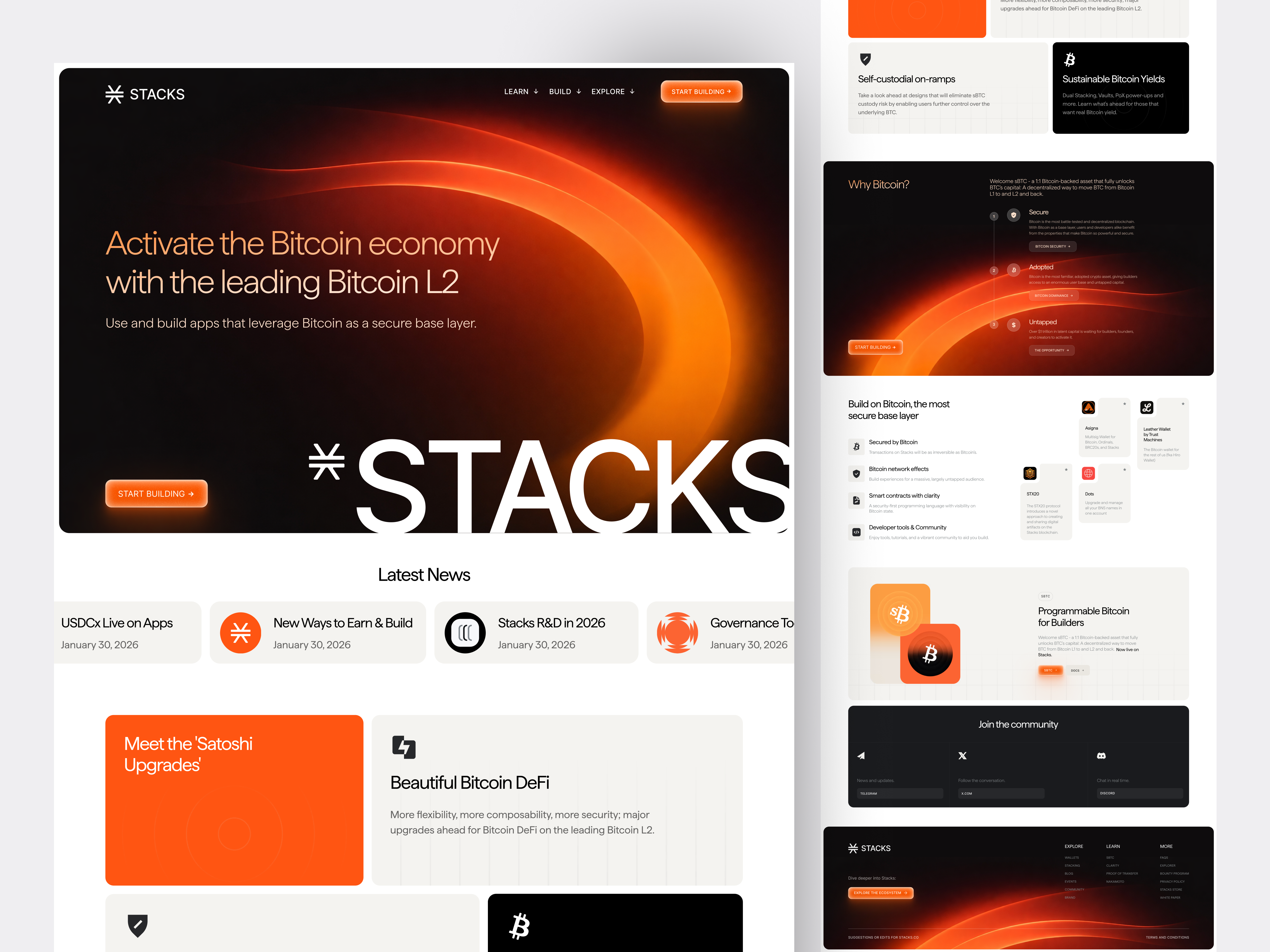 Example of Website Design + Development