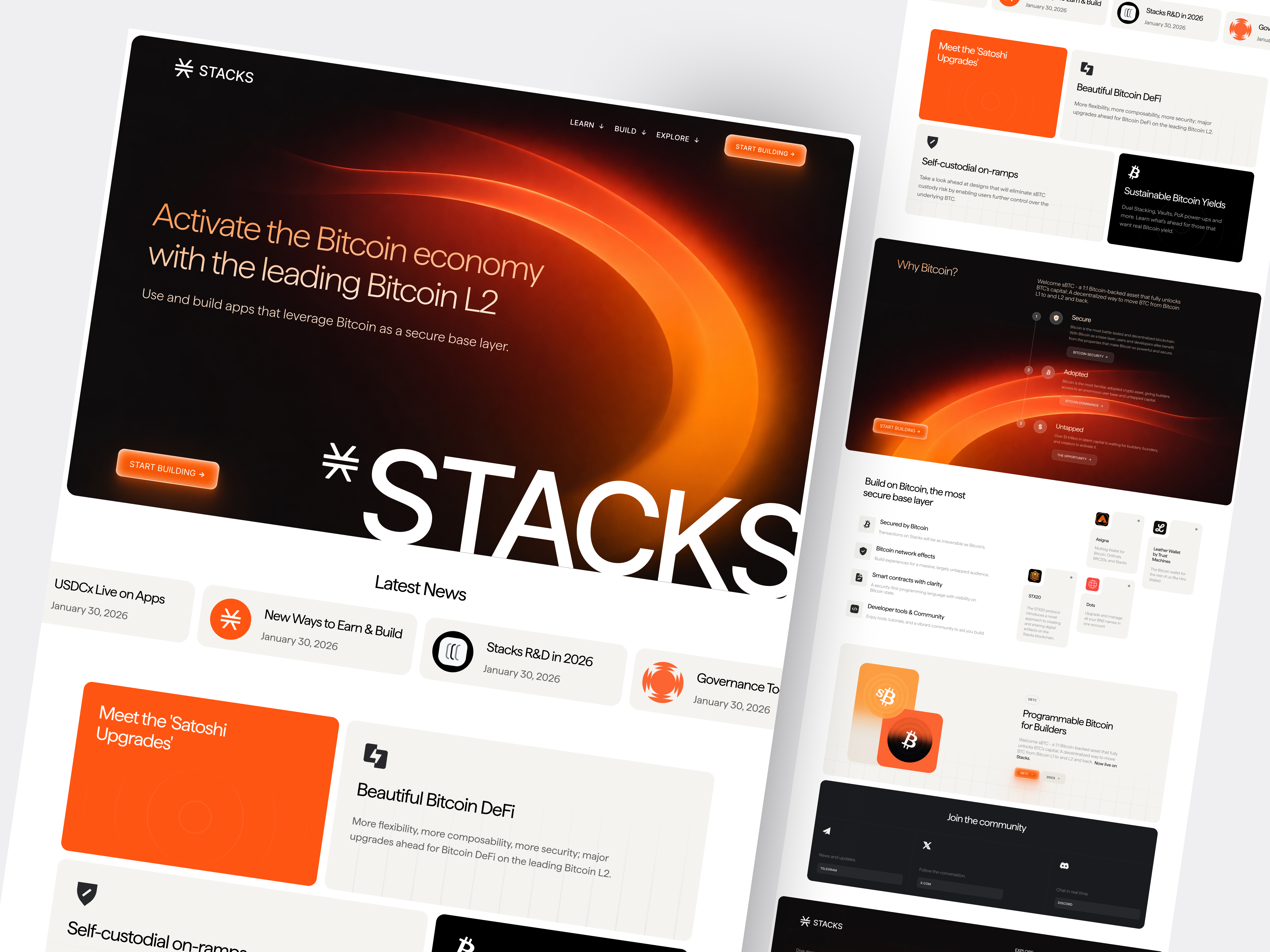 Example of Website Design + Development