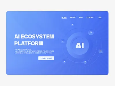 AI Ecosystem Platform Landing Page Illustration ai automation ai infrastructure ai interface ai system ai technology artificial intelligence business design digital platform graphic design landing page landing page illustration machine learning saas illustration startup illustration technology platform ui ui illustration vector illustration web illustration
