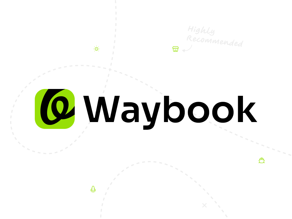 Waybook / Travel App Logo