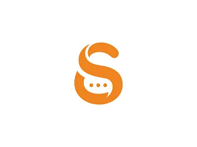 Letter S Bubble Chat Symbol Logo abstract letter s chat bubble icon communication symbol community logo icon conversation symbol creative s logo design customer service mark digital chat icon feedback icon interactive brand mobile app branding modern letter s logo online consulting mark orange messenger logo s lettermark design social media brand software company logo support services logo talking bubble logo tech messaging logo