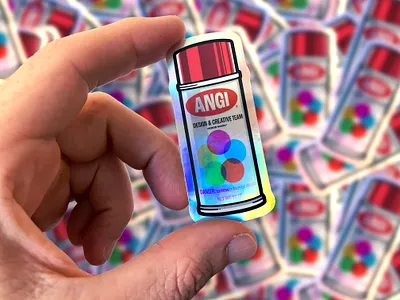 Angi design team stickers branding calligraphy design graphic design graphics illustration illustrator lettering logo skateboarding stickers swag type vector