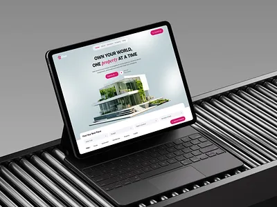 Real Estate Property Website UI/UX Design modern real estate property details property landing page property listing design property real estate real estate platform real estate services real estate ui ux real estate ux real estate web design