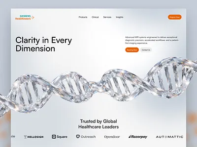 SH- Healthcare Technology Product Landing Page Website UI Design clean corporate website health health website healthcare healthcare website landing page luxury medical website minimalist minimalist design modern product design product showcase ui ui design web design website website design wellness