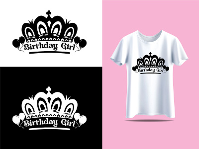 Birthday Girl T shirt design design girl happy birthday t shirt