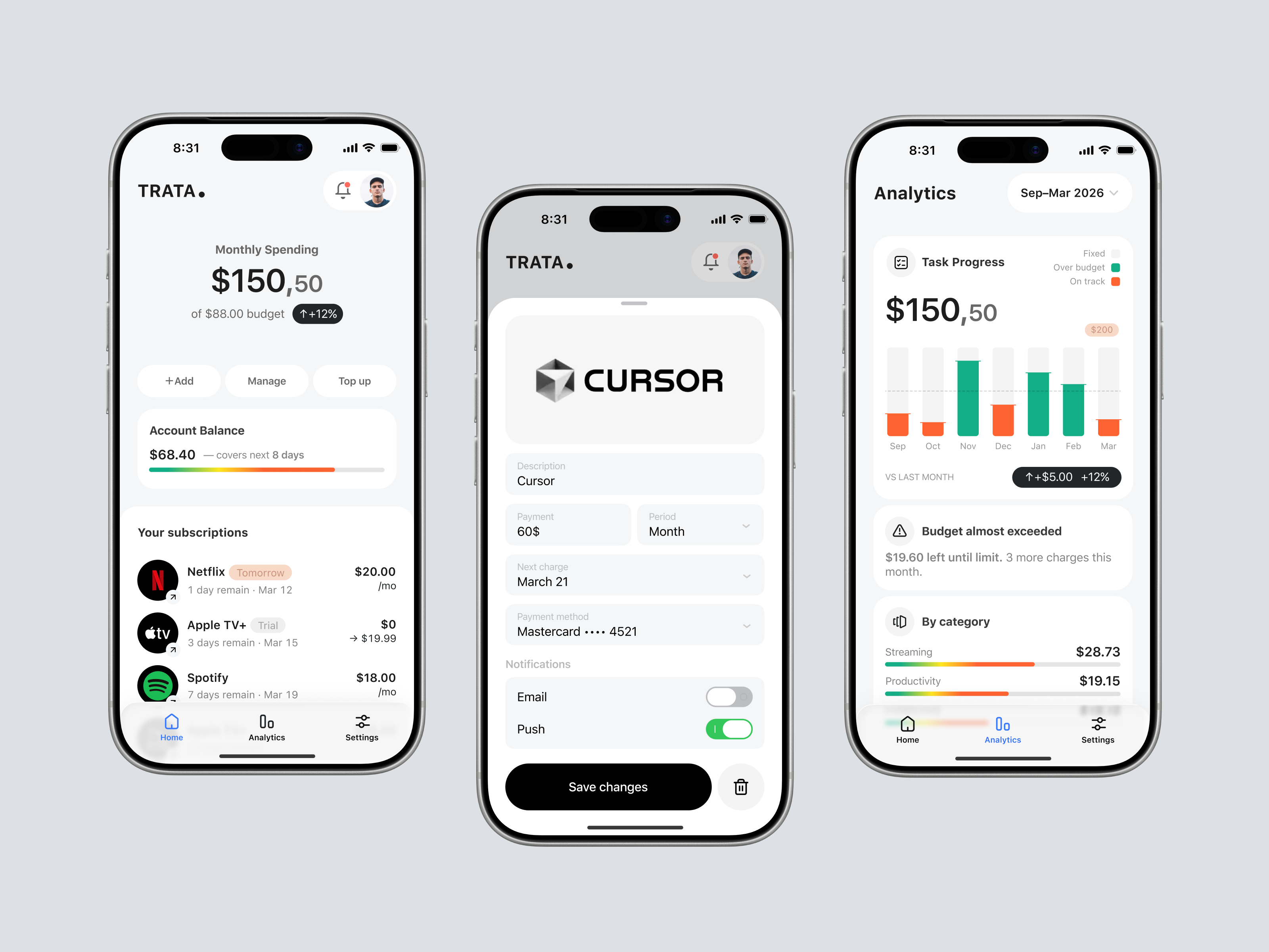 Subscription Manager App