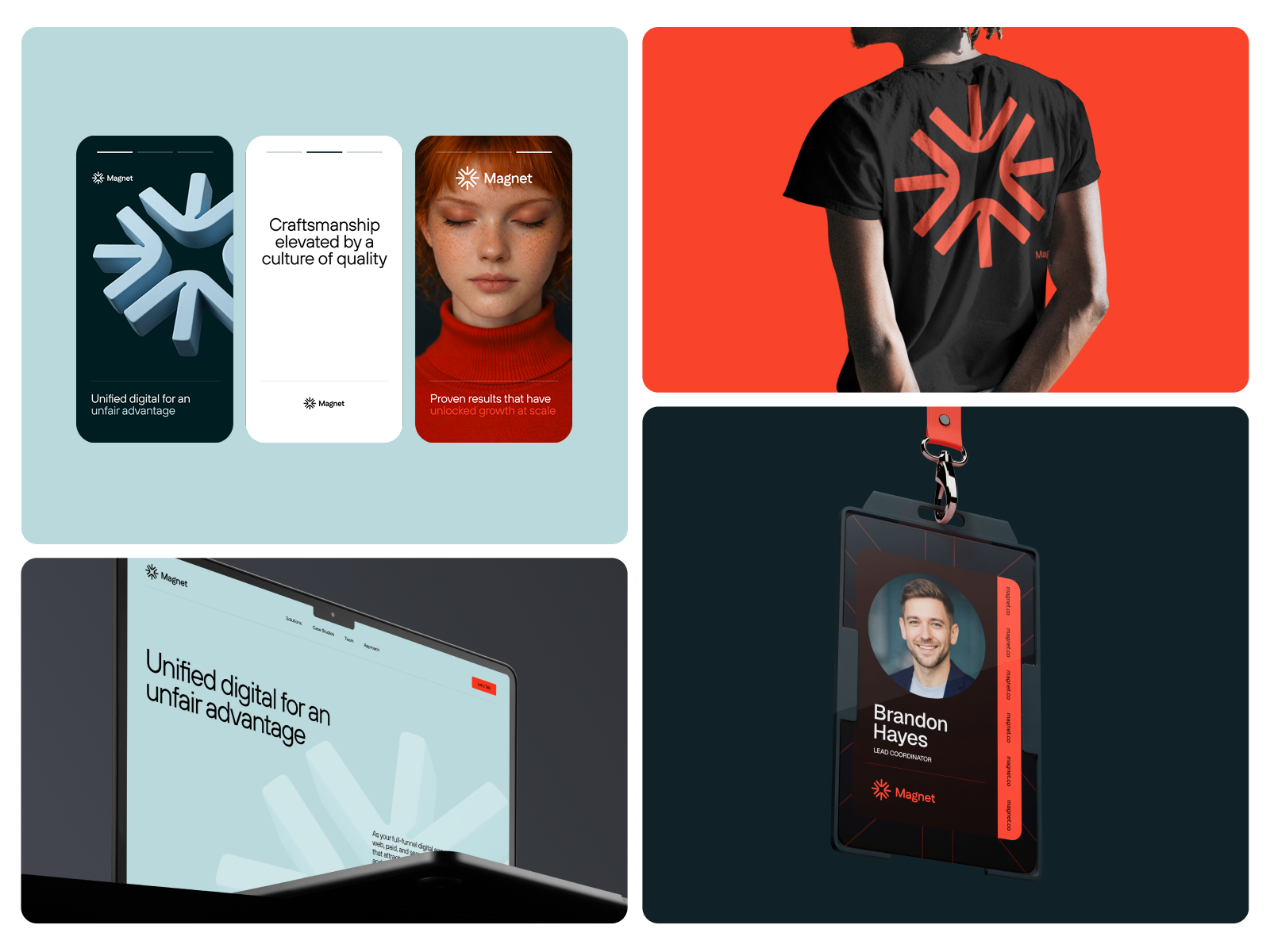 Magnet rebrand branding design illustration logo ui