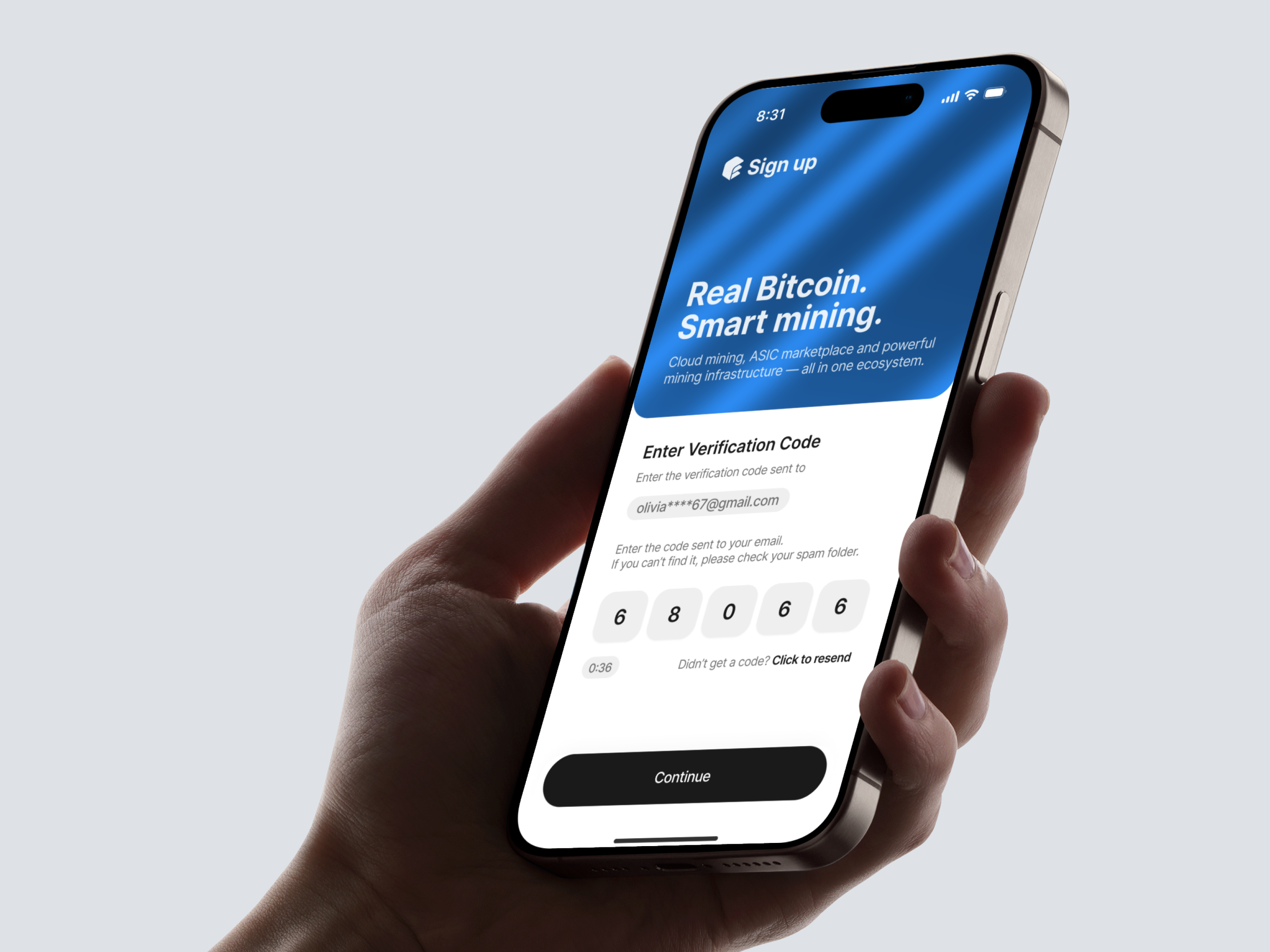 Authentication Flow — Mobile App UI