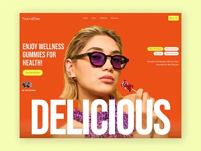 Nutra Rise | Website for a Supplement Company commerce design e commerce design fitness fitness website focotik health website healthcare healthcare product landing page nutrition nutrition landing page online shopping supplement supplement company ui ui design ui ux design website
