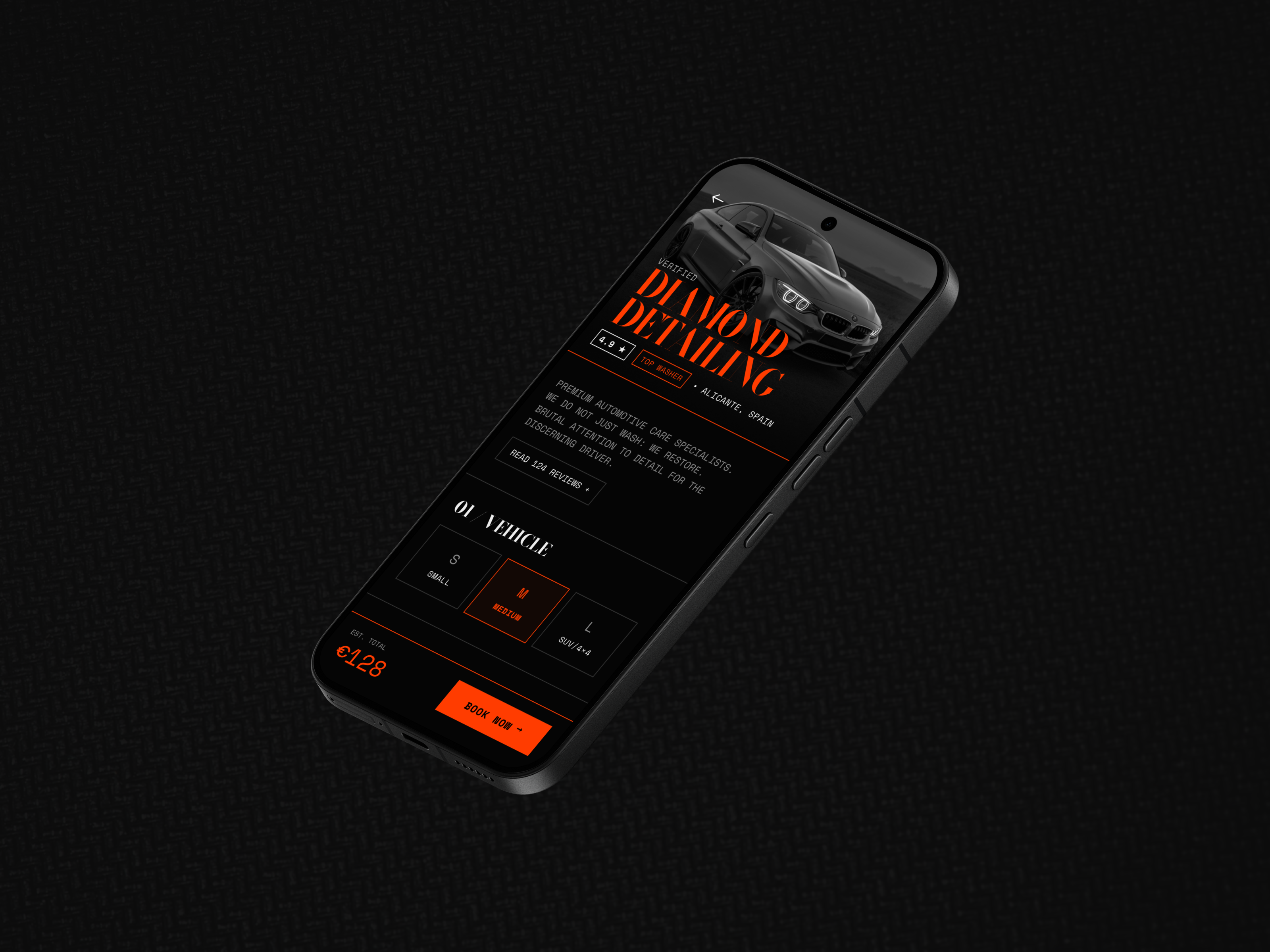 Luxury Automotive Detailing & Booking App