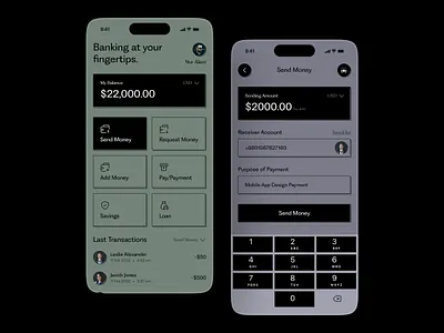Mobile Banking App Design app app design bank bank app banking banking app cards finance finance app fintech ios mobile mobile app design mobile design mobile ui money product transactions ui design ui ux